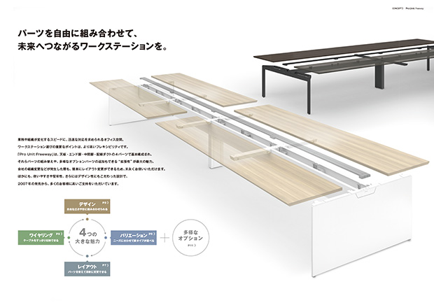 Pro Unit Freewayカタログ　CL:株式会社オカムラ様